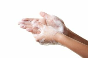 TAKE ACTION AGAINST GERMS — YOUR HANDS DEPEND ON IT!
