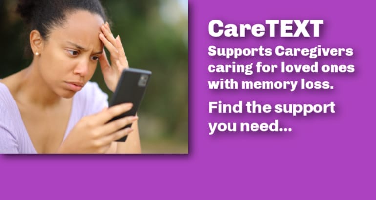 Free CareTEXT Messages Support Caregivers
